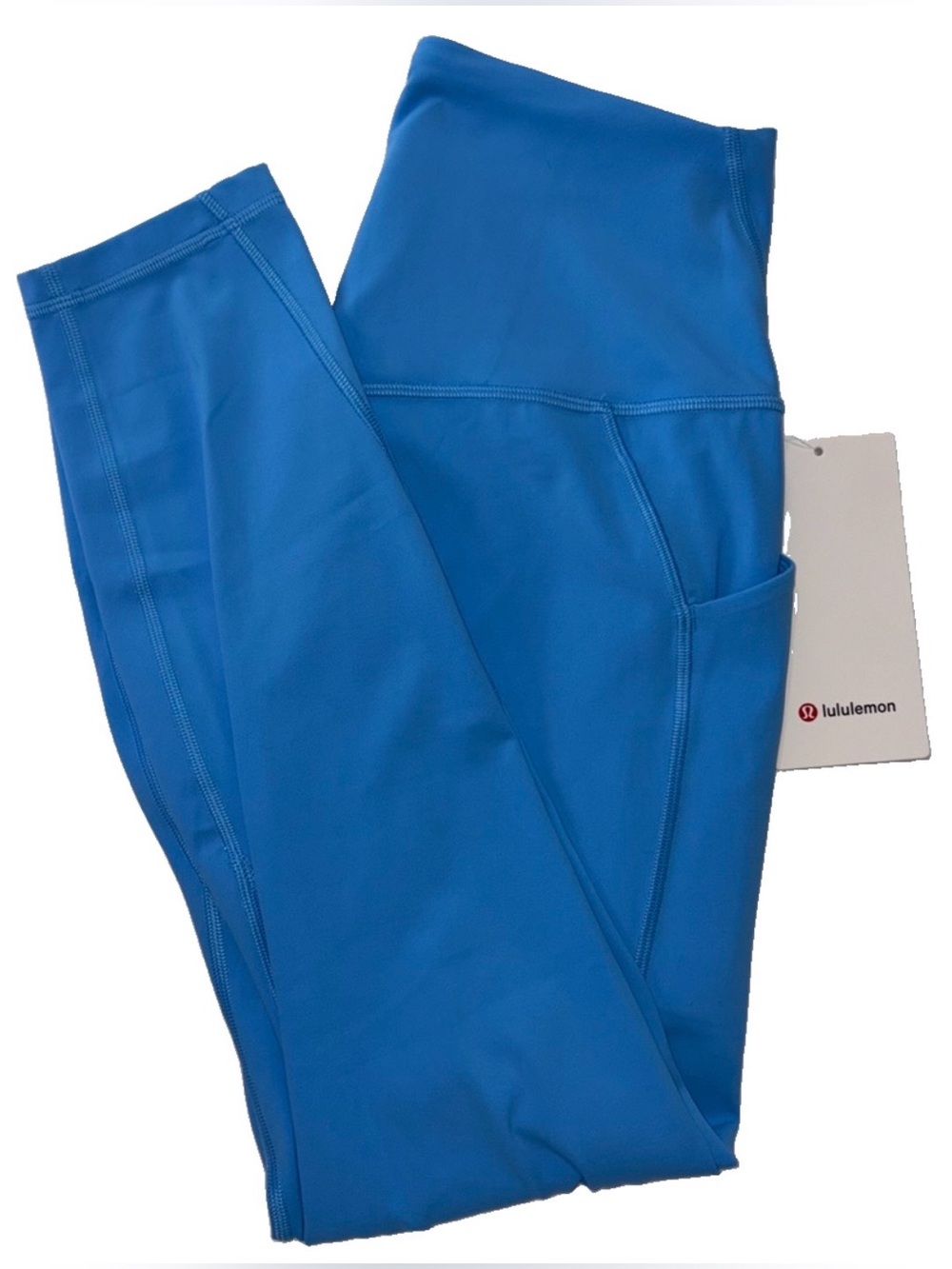 NWT•LULULEMON•SIZE 8•ALIGN HI RISE 25”L PANT*POCKETS•AUTHENTIC•OCEAN WAVE $128